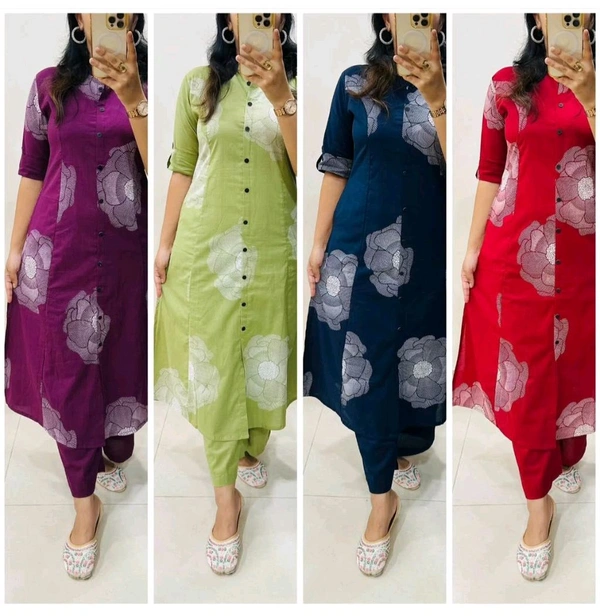 LCW 5711 Newest Jaipur print _cord -set
*Featuring beautiful a line cord _set Jaipur print border Design Less work Kurti with side pocket*
- Purple, 2XL-44