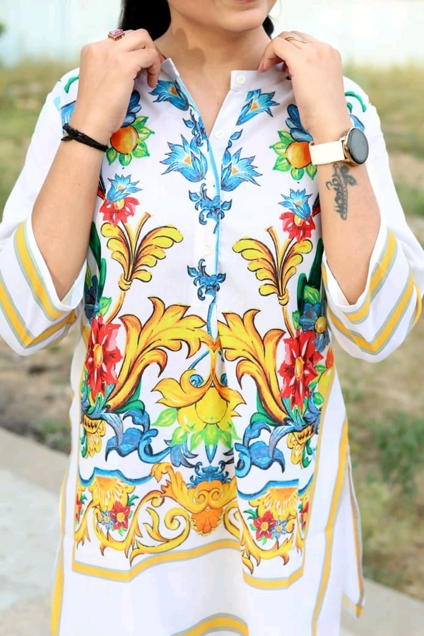 LCW 5712 Get ready for Cotton Lilan cord set*: CottonLilan  Digital Print on allover cord set* 
 - XL-42