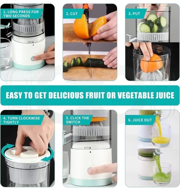 WIRLESS ELECTRIC SQUEEZ  JUICER - 1 PCS