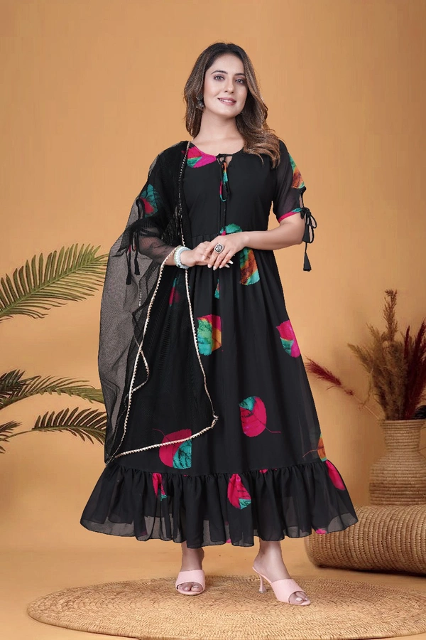 L F 1061 ARRTEE Georgette Dress - M-38
