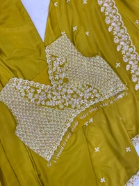 DSS 5780 *TRENDING  WEAR THREE PIECE BLOUSE,SKIRT AND SHRUGE WITH SEQUANCE EMBROIDERY WORK - M-38