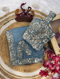 DSS 5787 New Trending designer Soft Space Silk saree collection sequins Dori embroidery work