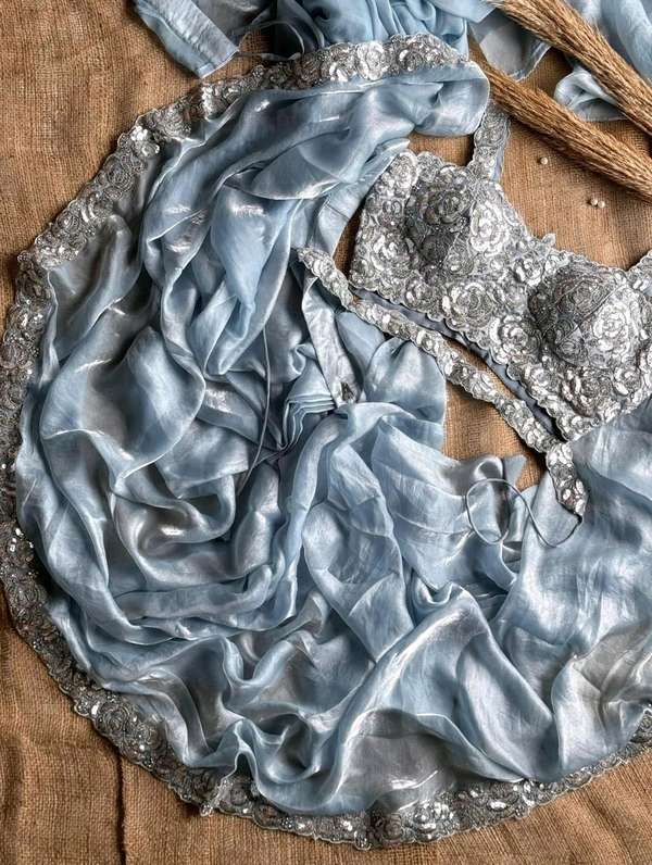 DSS 5787 New Trending designer Soft Space Silk saree collection sequins Dori embroidery work