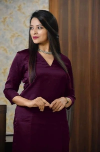 NIF New Romantic Bold Shade Of Kurta Set - M-38