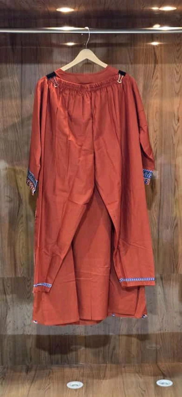 LCE 5829 *New Look & Perfect Pure Cotton Kurti Pant And Dupatta Set With Embroidery Work  - 2XL-44