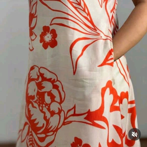 SF5 5830 *New Premium Floral Fine cotton kurti Pant set in side sleeve attached With Side Pocket  - 2XL-44