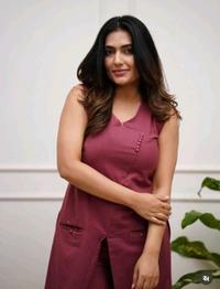 SF5  5832 New Premium  launch Pure cotton coord - set  beautiful botton work with 2 pockets - Maroon, 2XL-44