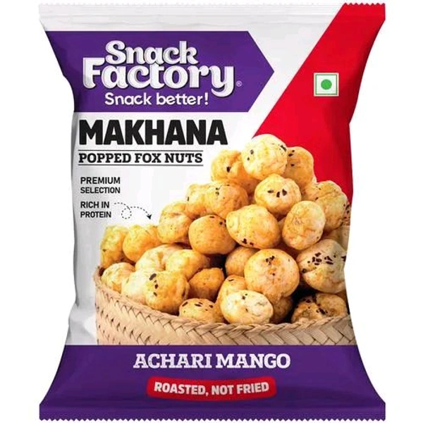 Snack Factory MAKHANA ( ROASTED ) - ACHARI MANGO