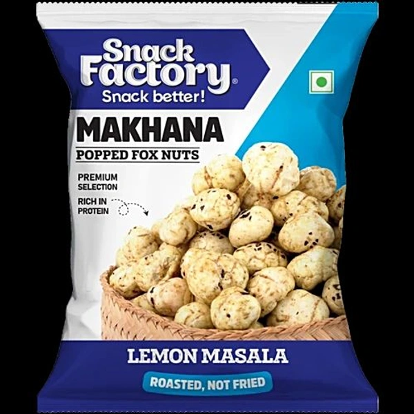 Snack Factory MAKHANA ( ROASTED ) - LEMON MASALA