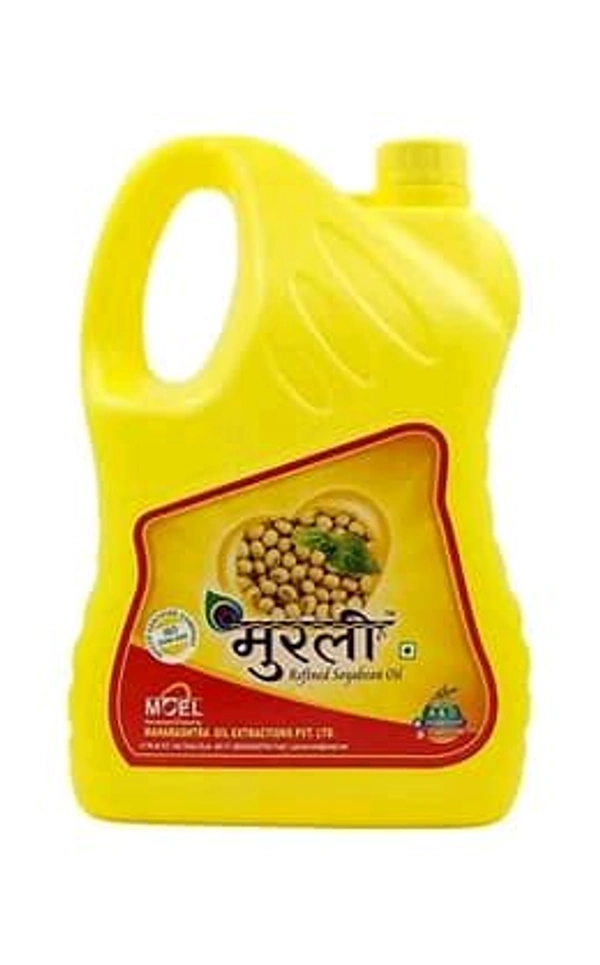 Murli Soyabin Oil Can  (5Liter) - 5 Liter