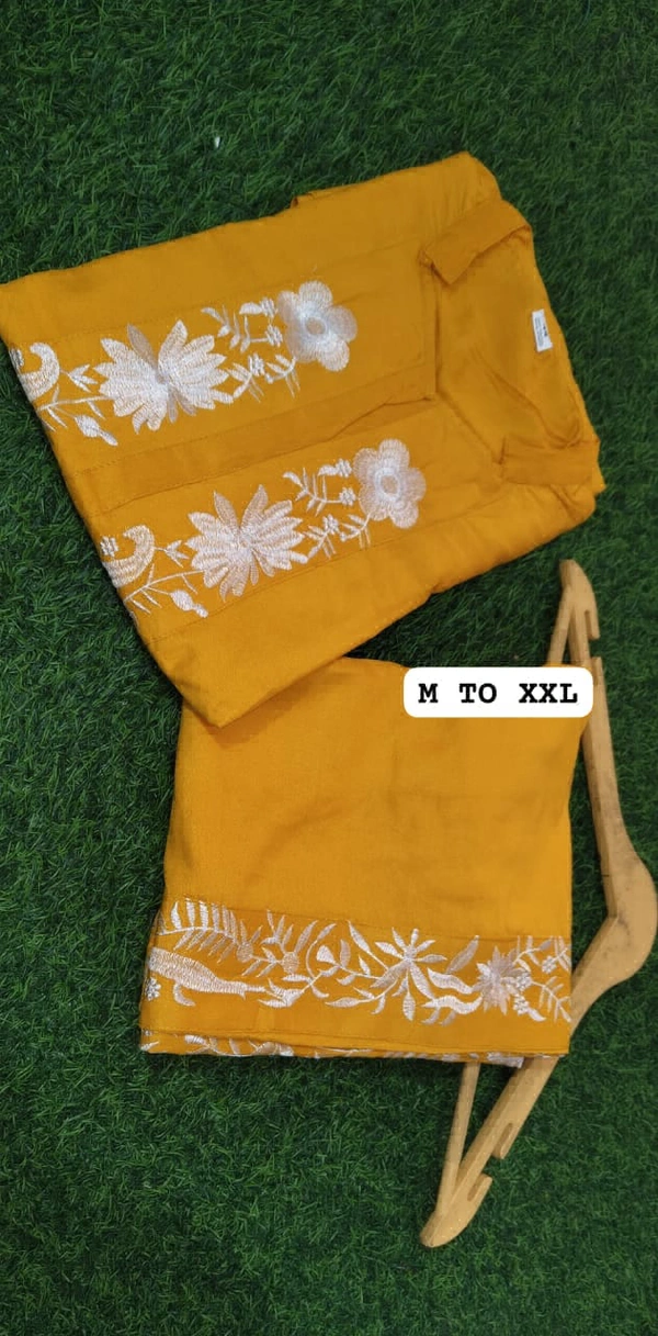 KDG 2197 EMBROIDERY WORK Cord Set - Gold, M-38