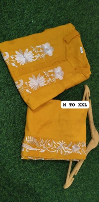 KDG 2197 EMBROIDERY WORK Cord Set - Gold, L-40