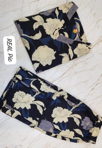 KDJ 2196 Wine Floral Cord Set - Pine Green, XL-42