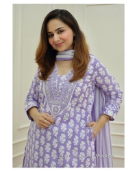 KDJ 1059 AFGANI PARATTAN POCKET KURTI DRESS - L-40