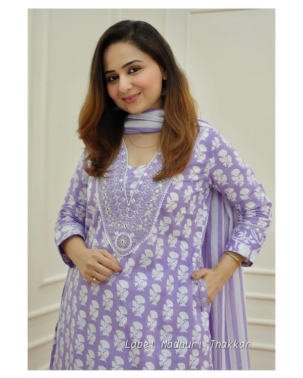 KDJ 1059 AFGANI PARATTAN POCKET KURTI DRESS - XL-42