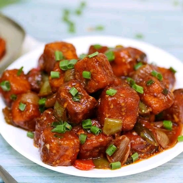 Paneer Chilly Dry  (Pure Veg)