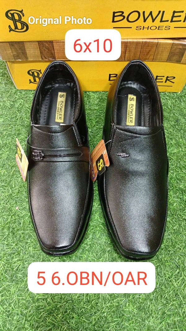 BOWLER FORMAL SHOE - Black Left, NO.8