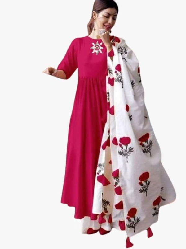 ARYM SHIPRA PAIR SETKURATI-PLAZZO-DUPATTA - Dark Blue, L-40