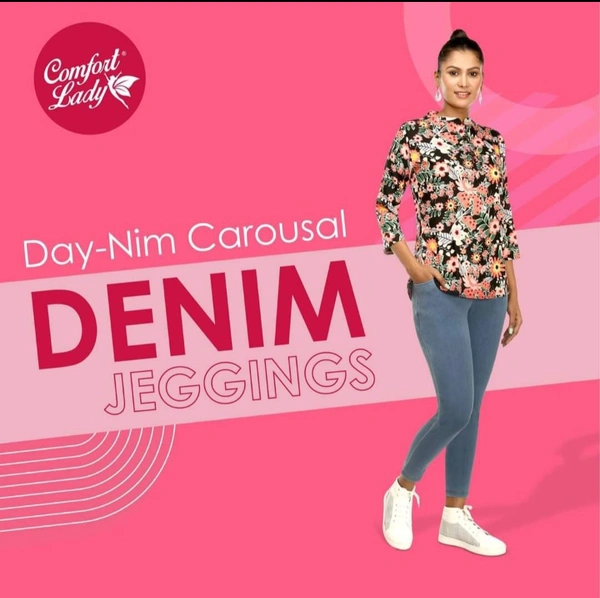 Comfort Lady DENIM Jegging (GREY) - L