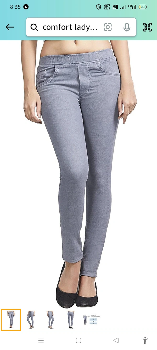 Comfort Lady DENIM Jegging (GREY) - XL