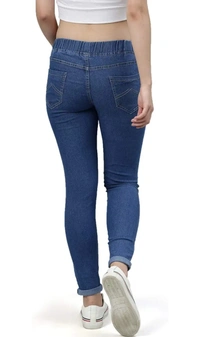 Comfort Lady DENIM Jegging (Medium BLUE)) - XL