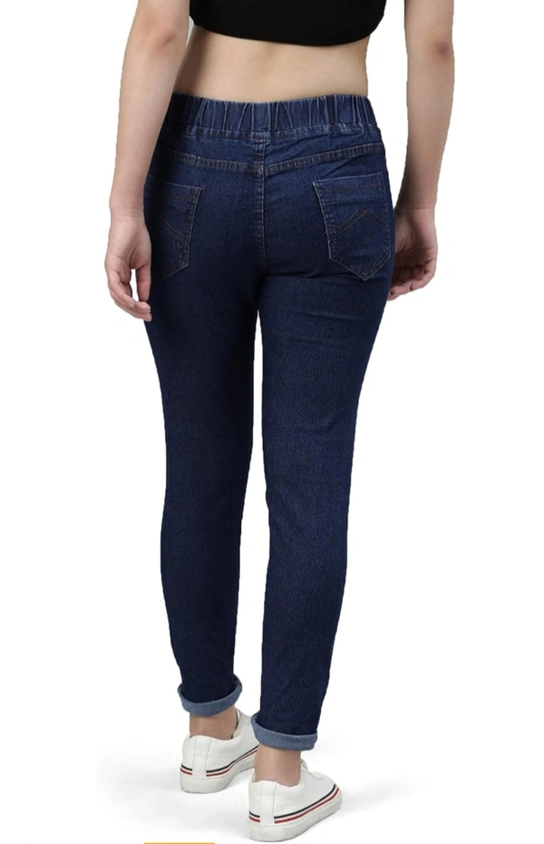 Comfort Lady DENIM Jegging (WHITE) - 3XL