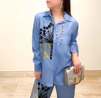 KD18 2183 Side Flower Cordset - Light Pink, XL-42