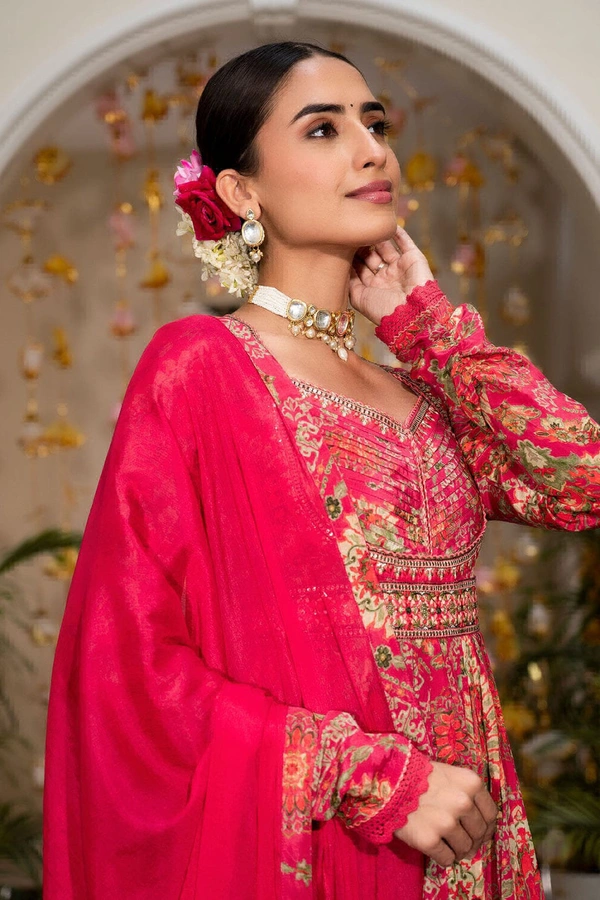 KDJ 1050 Anarkali Style Dress Set - 40-L