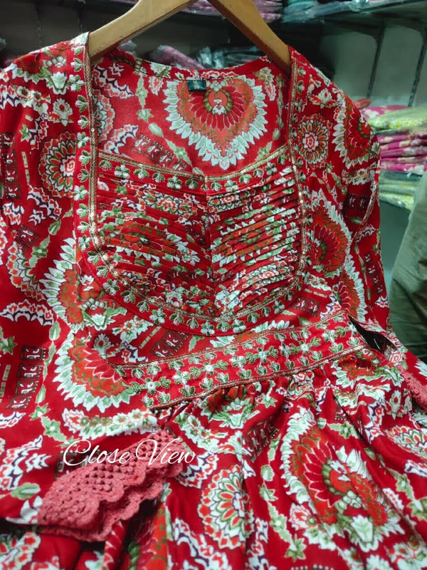 KDJ 1050 Anarkali Style Dress Set - 40-L
