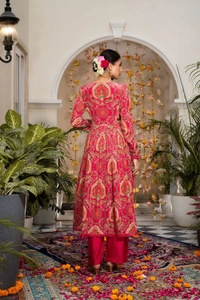 KDJ 1050 Anarkali Style Dress Set - 40-L