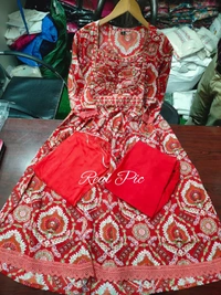 KDJ 1050 Anarkali Style Dress Set - 40-L