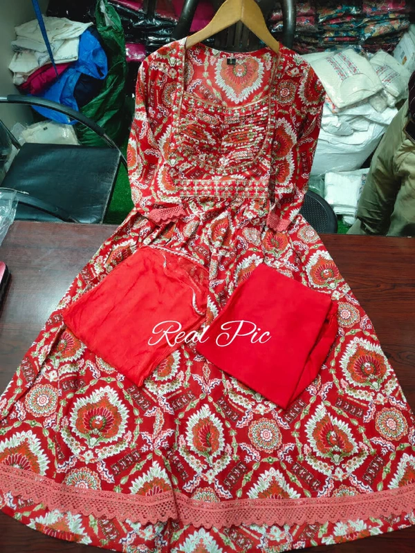 KDJ 1050 Anarkali Style Dress Set - 40-L