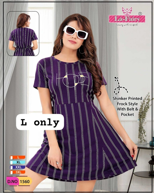 La Fairy  Beautiful Long Top  - L