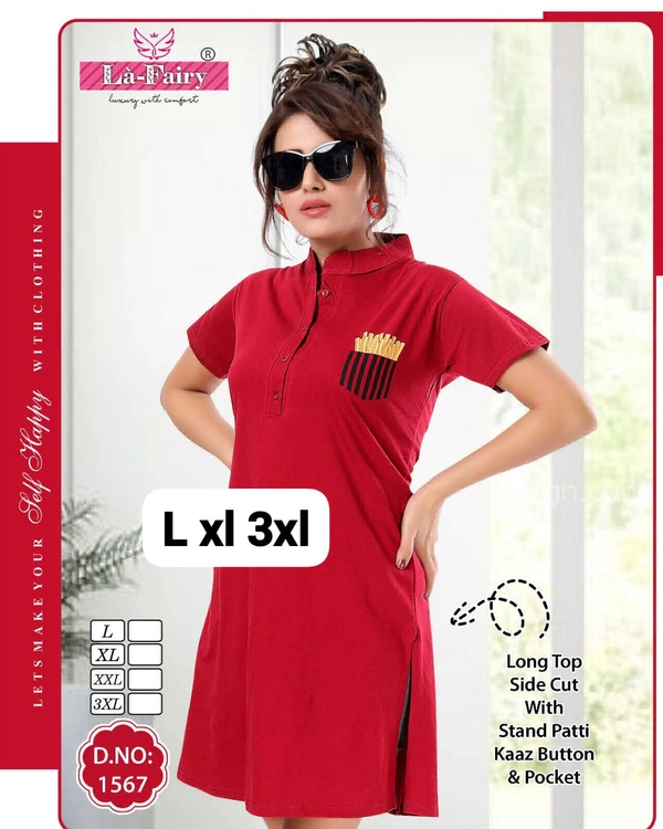La Fairy Beautiful Long Top - XL-42