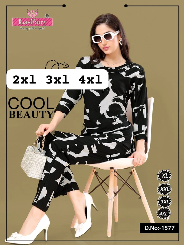 La Fairy  2147 Co-ords Set - 3XL-46