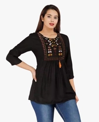 ARM DARVI TOP - Eastern Blue, M-38