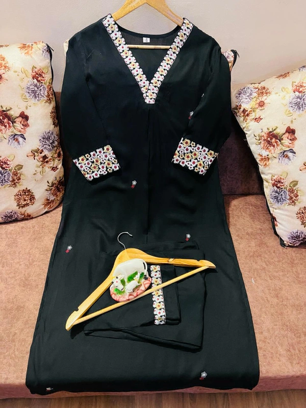 KDJ 436 Designer Kurti Set - 3XL-46