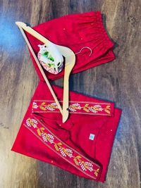 KDj  STRAIGHT KURTI WITH PANT - 46-3XL