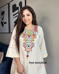 KDJ Embroidery Kurta Set - M-38