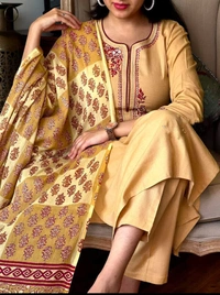 KDJ 3538 Cotton Kurta Set - 2XL-44