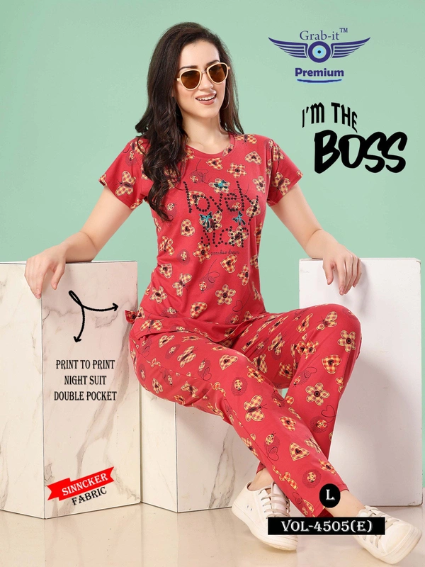 La Fairy  Night Suit  - 4XL-48