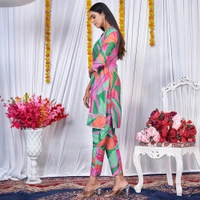 KDJ New Floral Kurti Set  - M-38