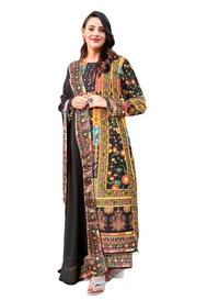 ARM 5065 TUHI-HEAVY FANCY PAIR WITH DUPATTA SET - Brick Red, 3XL-46