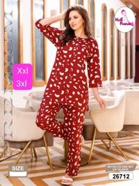 La Fairy  2198 Beautiful Co-Ords Set - Black, XL-42