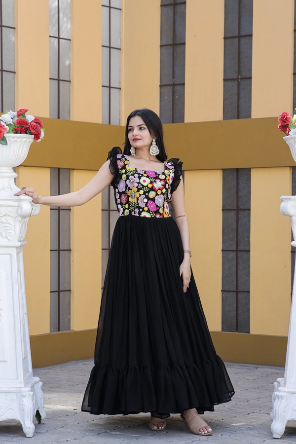 DSS Designer Gown - Navy Blue, XL-42