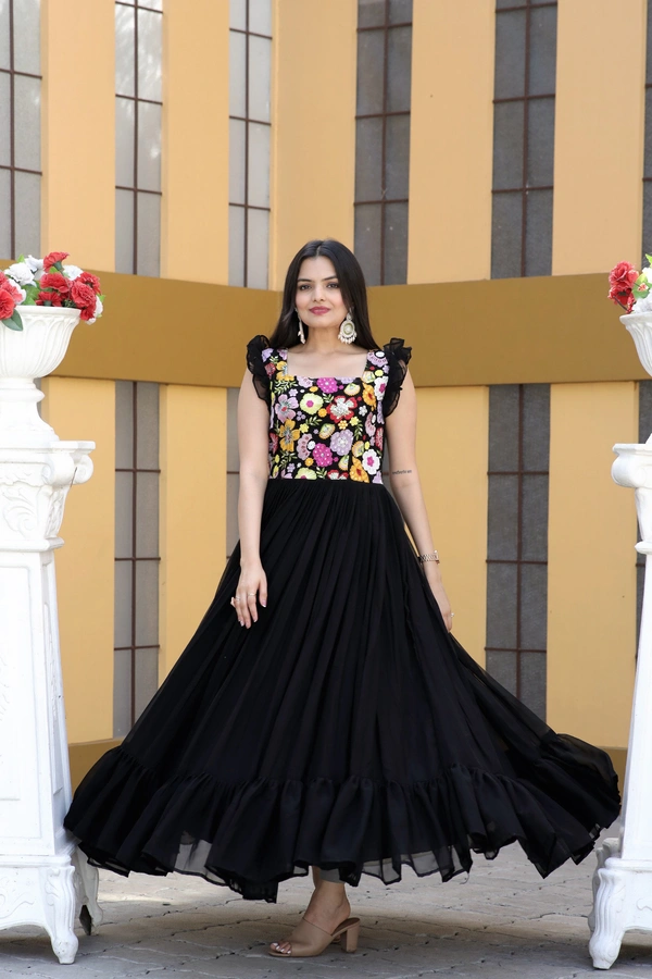 DSS Designer Gown - Navy Blue, XL-42