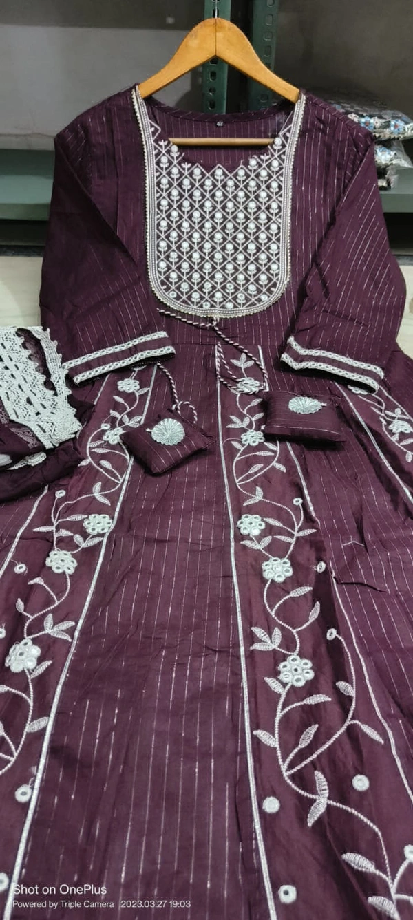 KDJ 1035 ANARKALI DRESS SET - L-40
