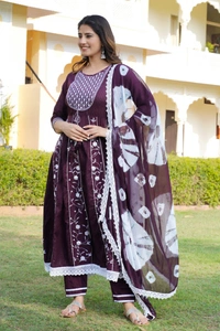 KDJ 1035 ANARKALI DRESS SET - 42-XL