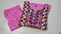RPR 1034 ANARKALI PATTERN PURE COTTON DRESS  - XL-42