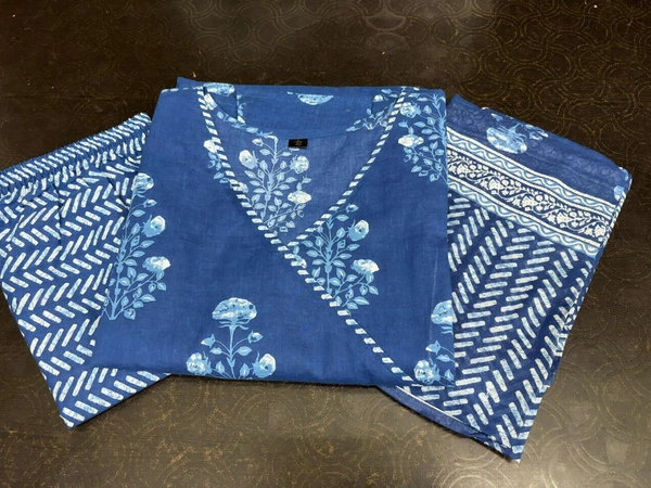 KDJ STRAIGHT KURTA SET WITH DUPATTA  - 42-XL